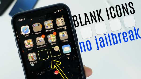 So erstellen Sie leere Symbole auf Ihrem iPhone, kein Jailbreak erforderlich