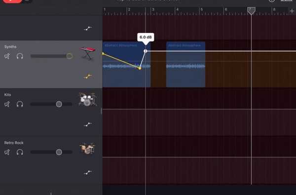 So passen Sie die Spurlautstärke in GarageBand auf Mac und iOS an