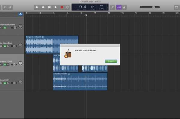 So sperren und entsperren Sie Tracks in GarageBand auf einem Mac