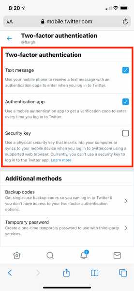 So richten Sie die Twitter-Zwei-Faktor-Authentifizierung ohne Telefonnummer ein
