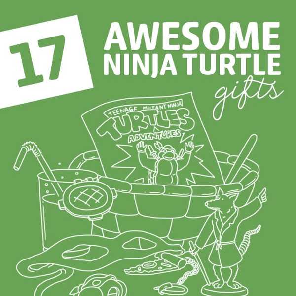 17 impresionantes tipos de regalos de tortugas ninja