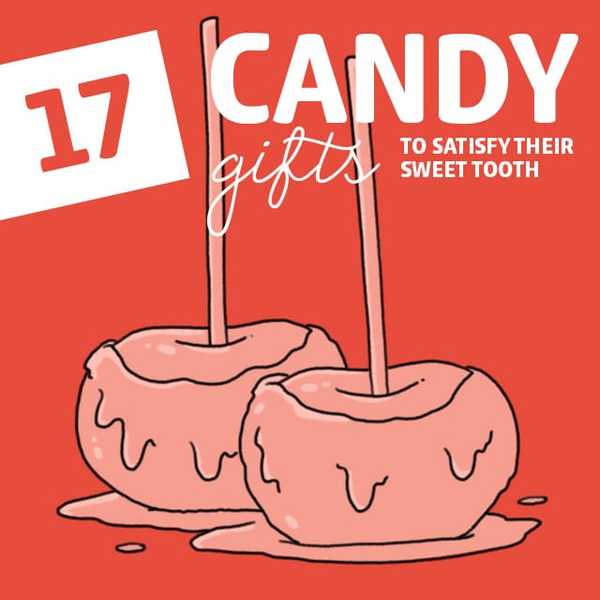 17 godisgåvor för att tillfredsställa deras söta tand