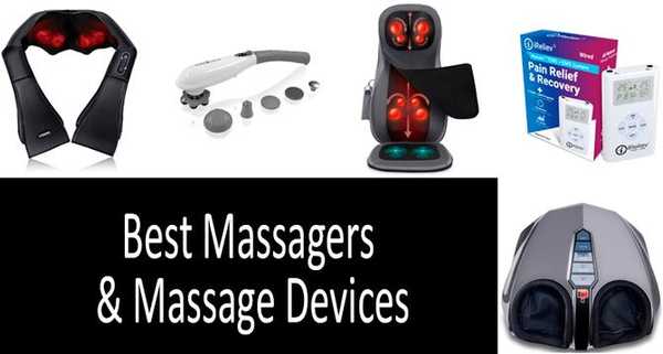 20 bästa massageapparater och massageapparater, klassificering och fördelar