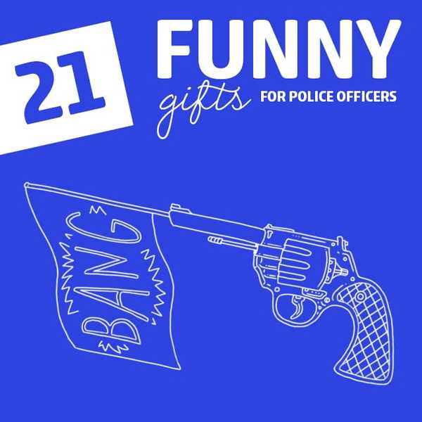 21 lustige Geschenke für Polizeibeamte