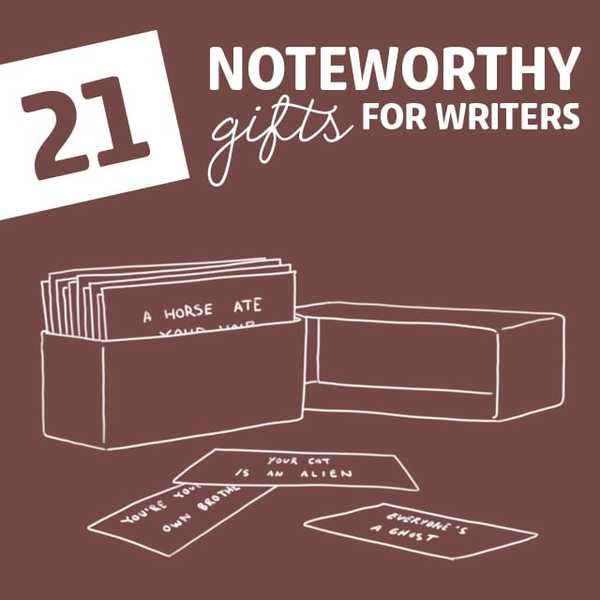 21 regali degni di nota per gli scrittori