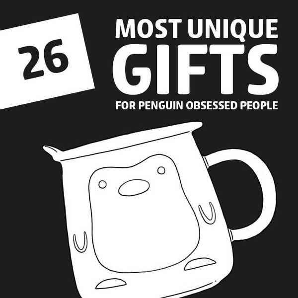 26 unike gaver for mennesker besatt av pingviner