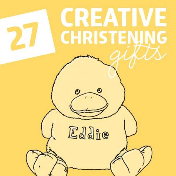 27 cadeaux de baptême créatifs