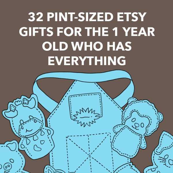 32 de cadouri Etsy Pint-Sized pentru cei 1 an care are totul