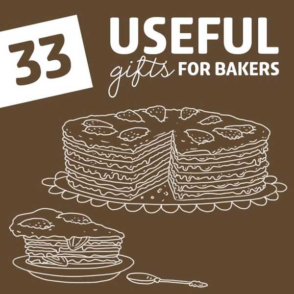 33 löjligt användbara gåvor för bagare