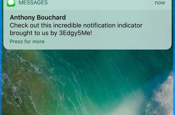 3Edgy5Me membawa animasi notifikasi Galaxy S8 ke iPhone