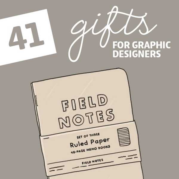 41 Gåvor för grafiska formgivare