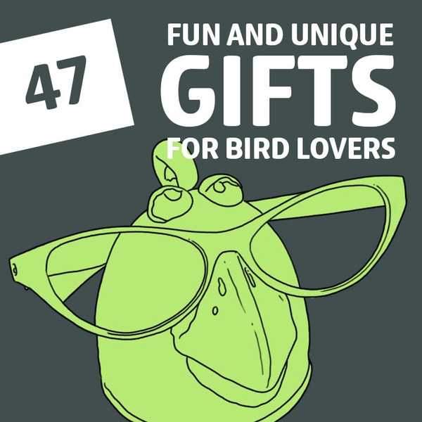 47 Tweetverdige gaver til fugleelskere (kule fuglebrett og hus)