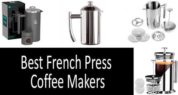 Os 5 melhores fabricantes de café da imprensa francesa