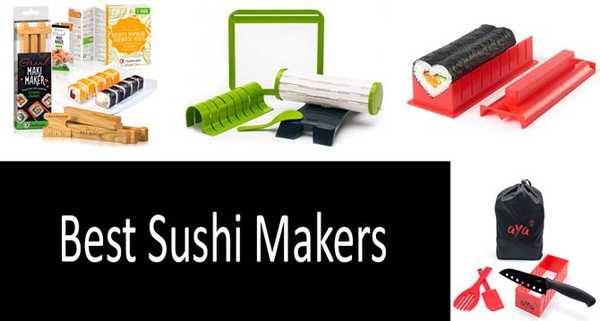 5 mejores fabricantes de sushi de $ 7 a $ 29 | Para aficionados y profesionales por igual