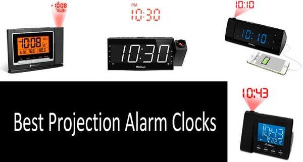 6 mejores relojes de alarma de proyección