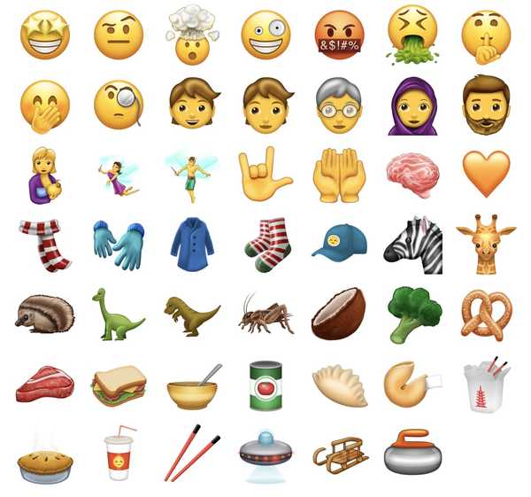 69 nieuwe emoji komen deze zomer, inclusief shush face, T-Rex, fortune cookie & meer