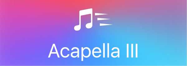 O Acapella III permite controlar sua música com gestos em vez de botões
