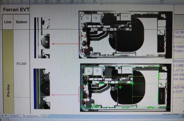 Les images de production présumées montrent une bobine de chargement sans fil pour iPhone 8, une batterie en forme de L, etc.