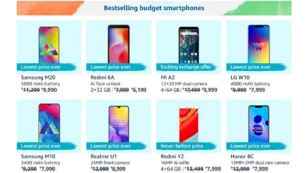 Amazon Freedom Sale biedt de best verkochte budget-smartphones om deze Freedom Sale te kopen