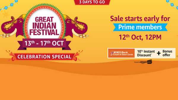 Offres de vente Amazon Great Indian Festival sur les gadgets électroniques