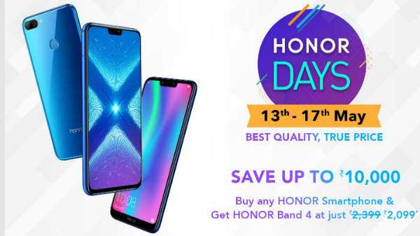 Amazon Honor DAY Sale 13 e till 17 e Honor 8X, Honor Play, Honor 10 Lite, Honor 9N och mer