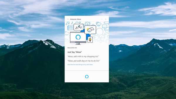 Amazon bringer Alexa smart assistent til Windows 10 PCer via en dedikert app