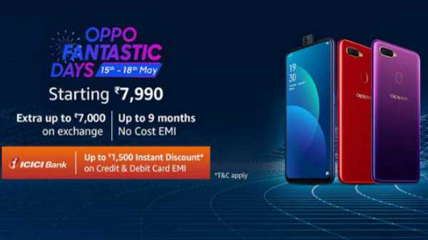 Offerte di vendita Amazon Oppo Fantastic Day su Oppo F11, Oppo F11 Pro, Oppo A5s, Oppo R17 Pro e altro