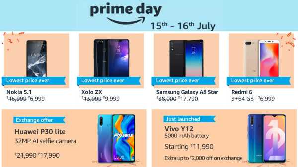 Amazon Prime Day Sale - Erhalten Sie 50% Rabatt auf das Galaxy A8 und andere mittelgroße Smartphones