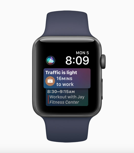 Apple presenta nuovi quadranti per Apple Watch su watchOS 4