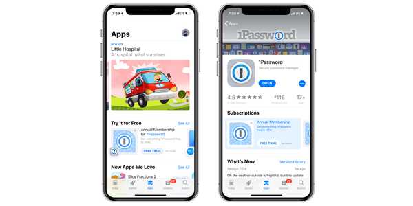 Apple présente des applications offrant des essais gratuits dans l'App Store