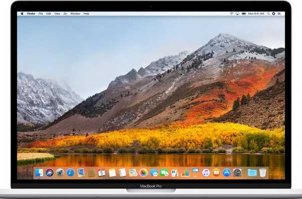 Apple pubblica la quinta versione beta dello sviluppatore di macOS High Sierra 10.13.1