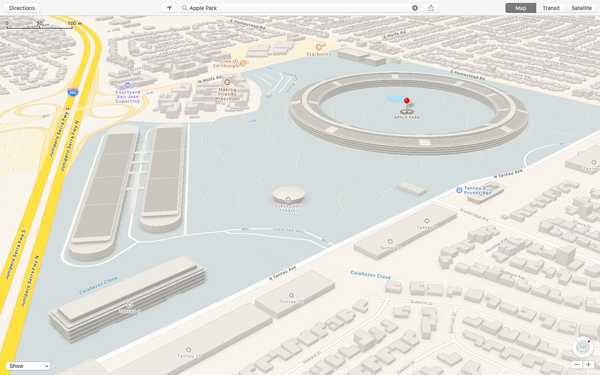 Apple Maps förbättrar Apple Park-täckningen med 3D-byggmodeller, gångvägar och mer