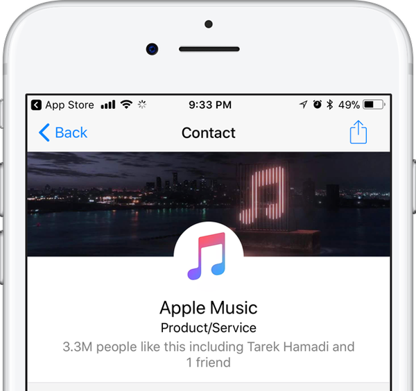 Apple Music lanza la extensión Facebook Messenger