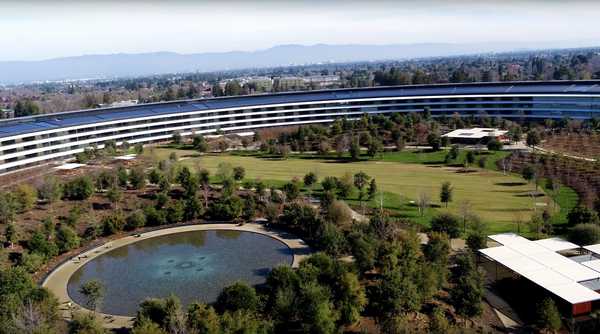 Apple Park touche à sa fin dans les dernières images de drones