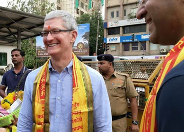 Apple promete executar suas operações indianas completamente a partir de energia renovável até 2018