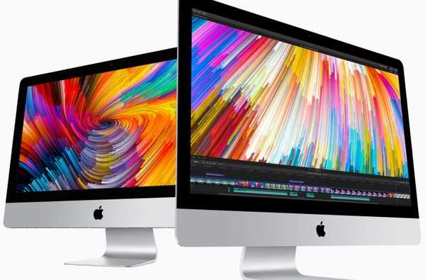 Apple actualise les iMac avec des puces Kaby Lake plus rapides, des graphiques Radeon Pro 500, des écrans plus lumineux, Thunderbolt 3 et plus