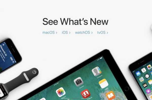Apple rilascia la beta 6 di iOS 11, watchOS 4, macOS High Sierra 10.13 e tvOS 11