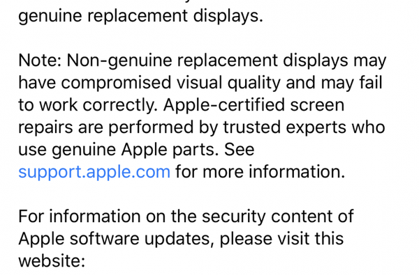 Apple publie iOS 11.3.1 avec un correctif pour un problème d'affichage tiers