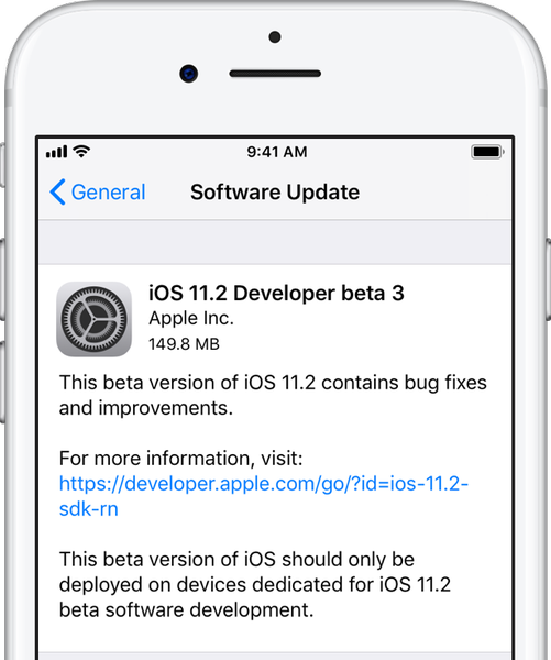 Apple lansează a treia versiune de iOS 11.2, macOS High Sierra 10.13.2, watchOS 4.2 și tvOS 11.2