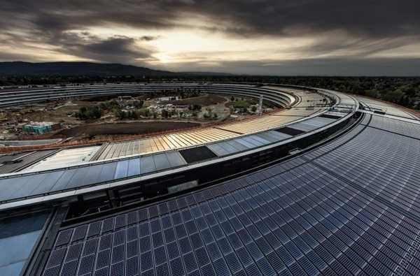 Apple zou naar verluidt drone-vluchten boven Apple Park afsluiten