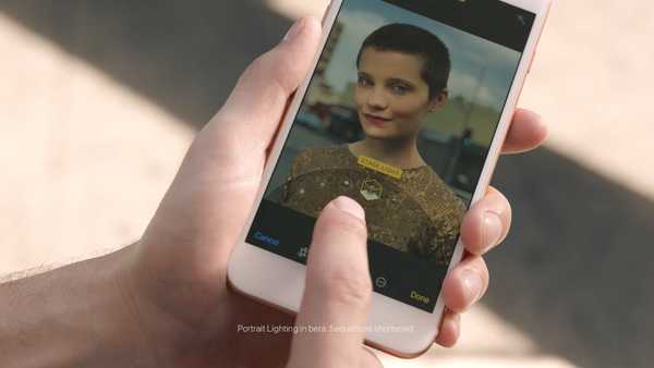 Apple compartilha anúncio do iPhone 8 Plus promovendo o modo de câmera Portrait Lighting