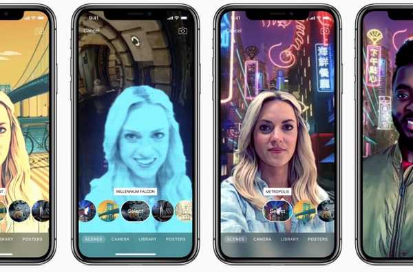 L'app Clips di Apple ottiene il supporto per iPhone X, scene selfie a 360 °, adesivi di Star Wars e altro