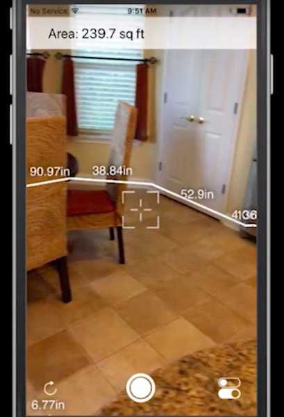 Demo ARKit misura precisa della stanza in realtà aumentata