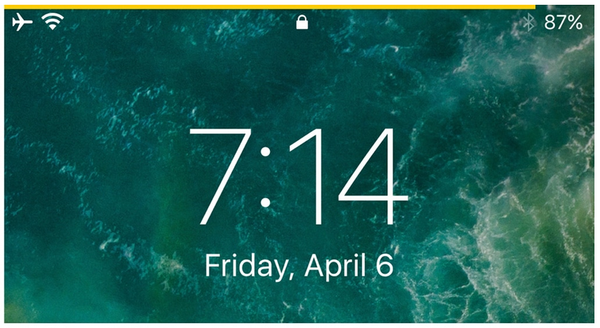 BatteryBar fornisce al tuo iPhone un indicatore del livello della batteria completamente nuovo