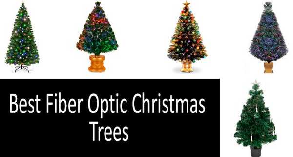 Melhores árvores de Natal de fibra óptica