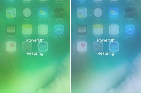 BetterPowerMenu le da al menú de apagado de su iPhone una nueva apariencia