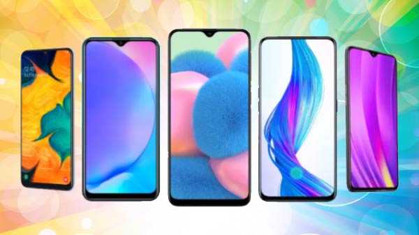 Budget-smartphones te koop in India oktober 2019