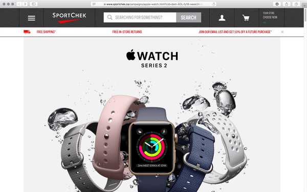 Cel mai mare retailer de sport din Canada vinde acum Apple Watch