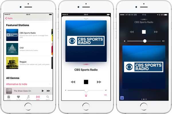 CBS Sports Radio finns nu tillgängligt på Apple Music