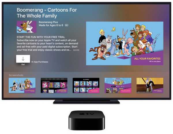 Il servizio di streaming di cartoni animati classico Boomerang arriva su Apple TV
